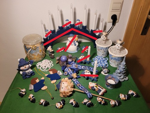 Blau weihnachtsschmuck advent - blau,