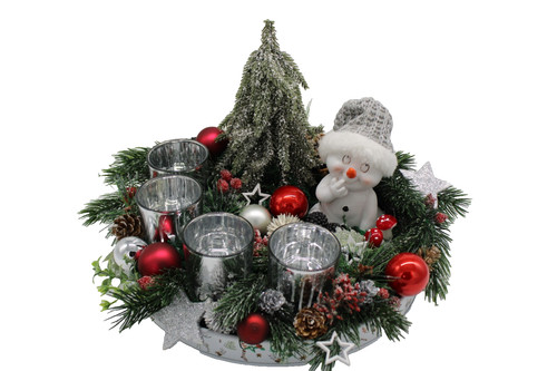 Adventsgesteck landschaft - adventsgesteck,