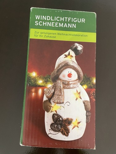 Windlicht figur schneemann - figur,