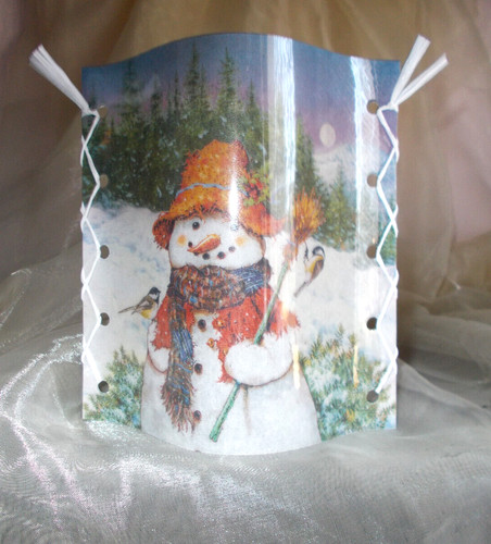 Deko windlicht schneemann - deko,