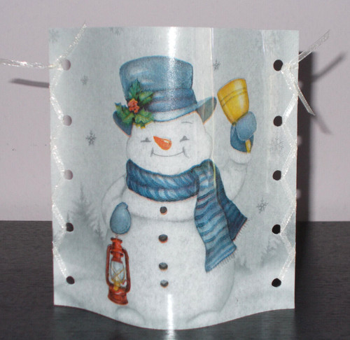 Deko windlicht schneemann - windlicht,