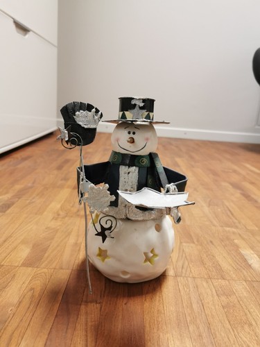 Schneemann windlicht - schneemann,
