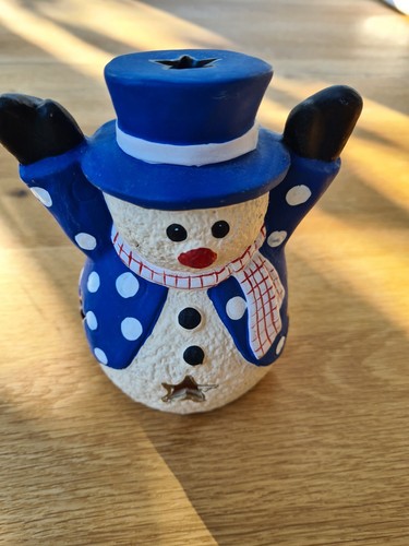 Windlicht schneemann - windlicht,