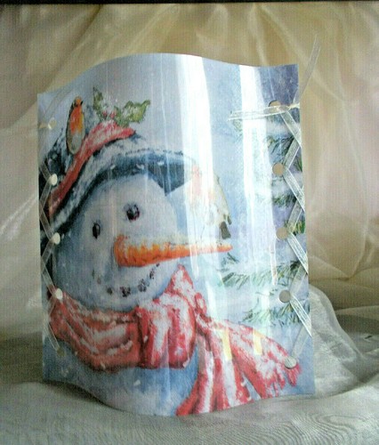 Deko windlicht schneemann - deko,